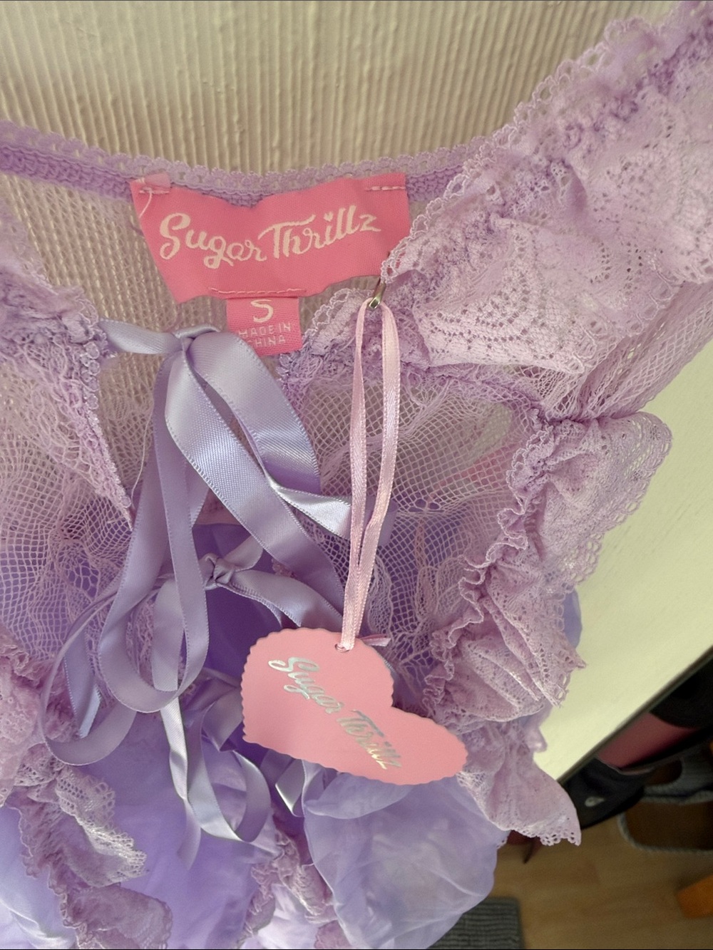 Sugar Thrillz Candlelight Desire Nightie Set - Picture 4 of 8